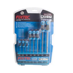 Fixtec 8pcs T-Handle Hex Wrench Set