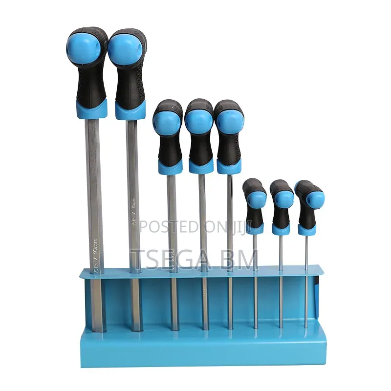 Fixtec 8pcs T-Handle Hex Wrench Set