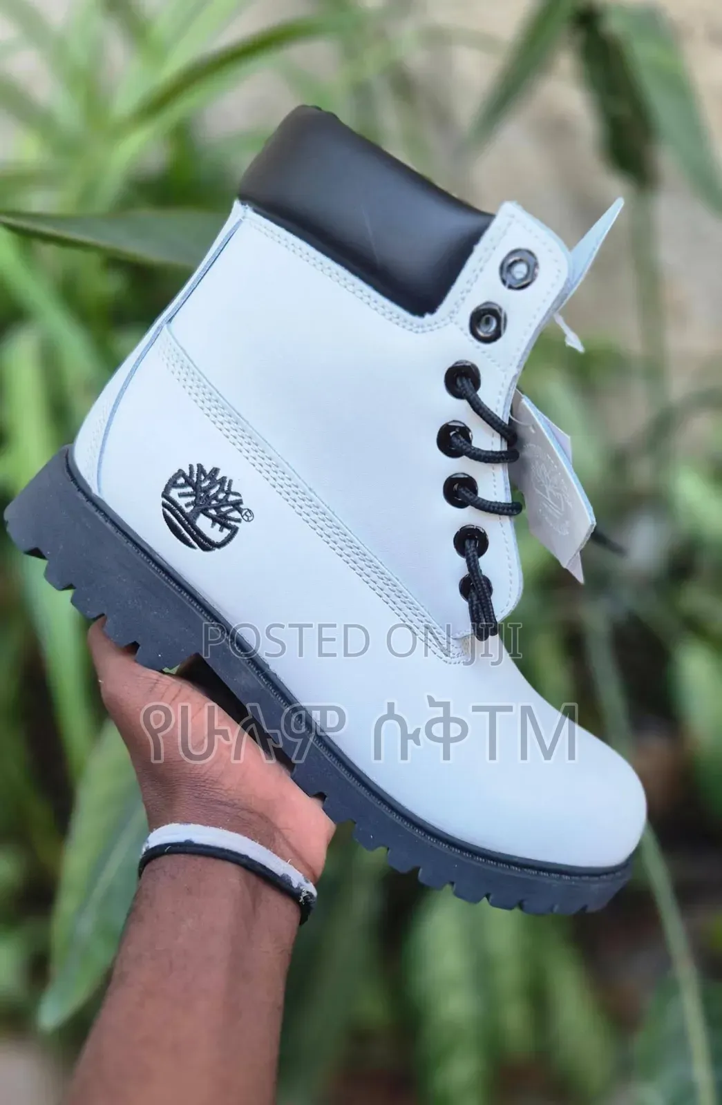 Timberland 6-Inches High Boots 'White/Black' Men's Shoes