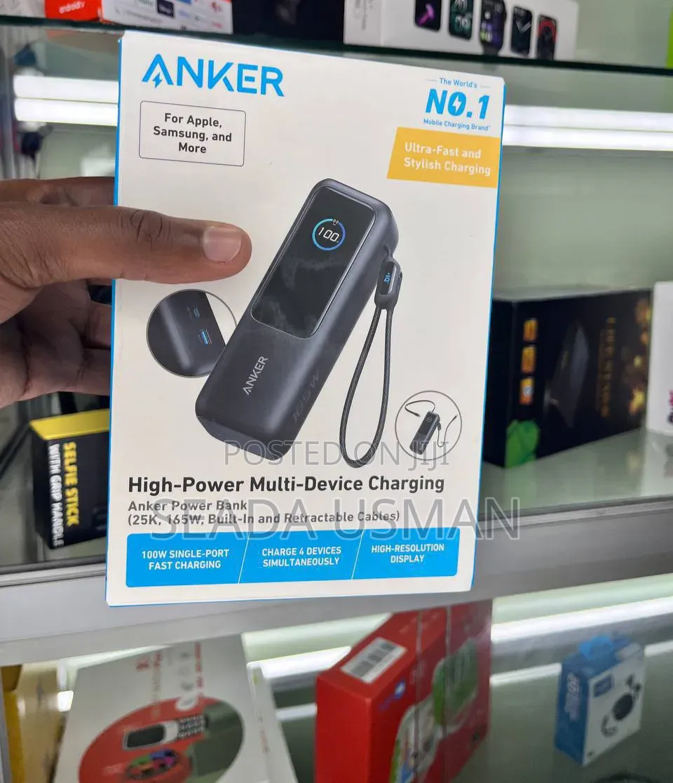 Anker Power Bank 25,000mah | 165w Fast Charging