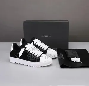 Numeris Atelier Contrast Stitching 'Acrylic Black' Men's WMNS Shoes