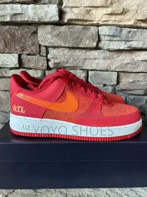 Nike Air Force 1 '07 Lv8 "Atl" Sneakers Vibrant University Red