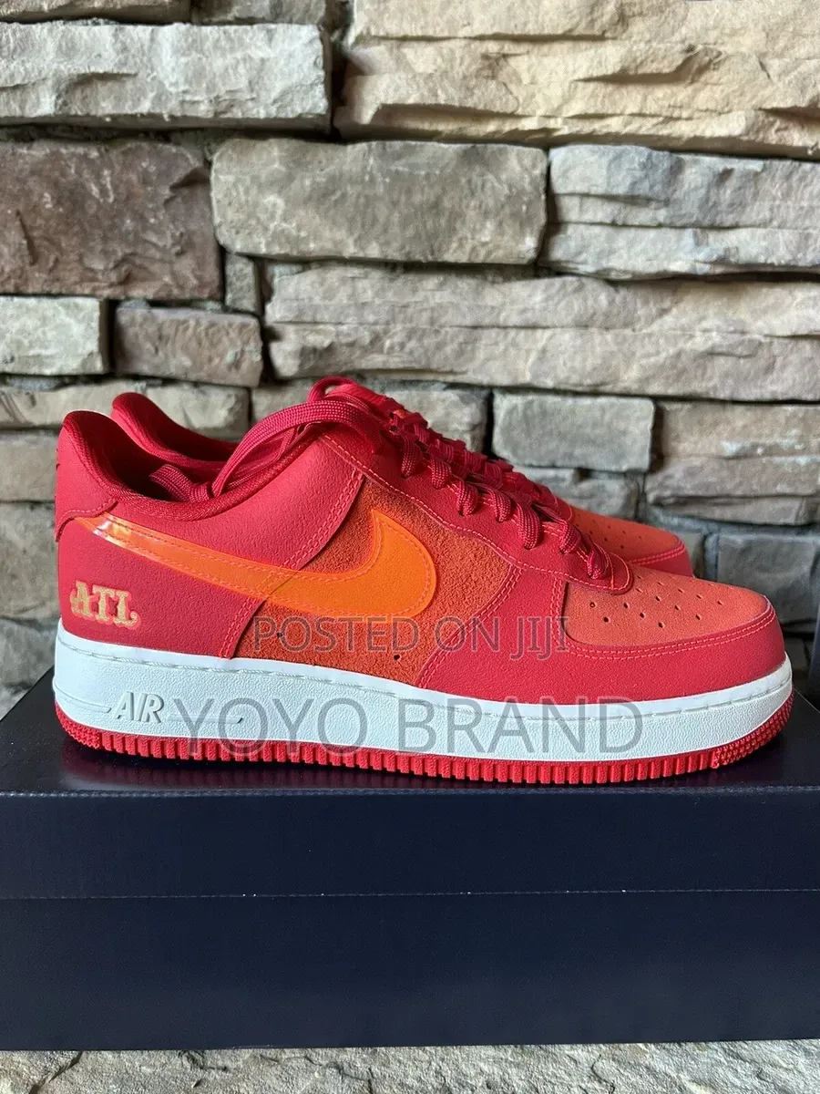 Nike Air Force 1 '07 Lv8 "Atl" Sneakers Vibrant University Red