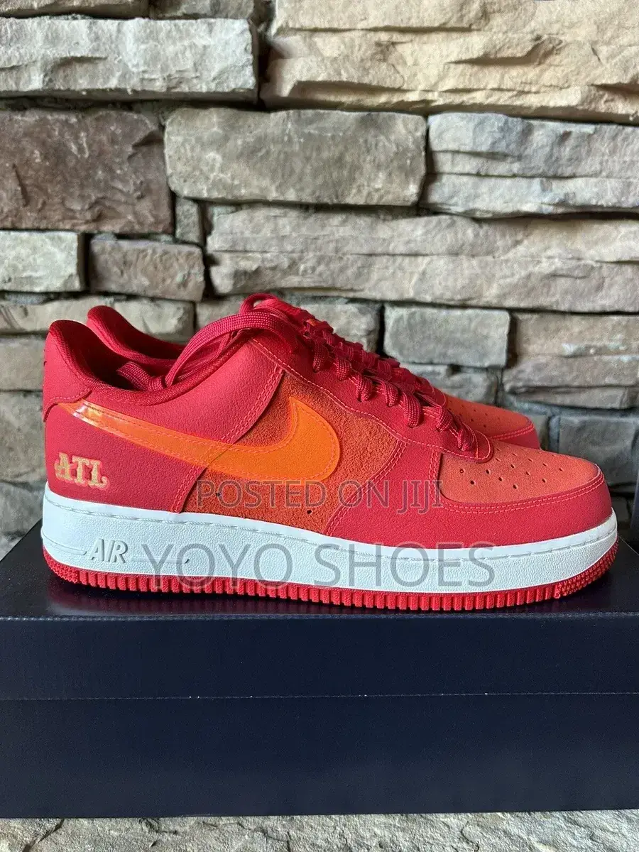 Nike Air Force 1 '07 Lv8 "Atl" Sneakers Vibrant University Red