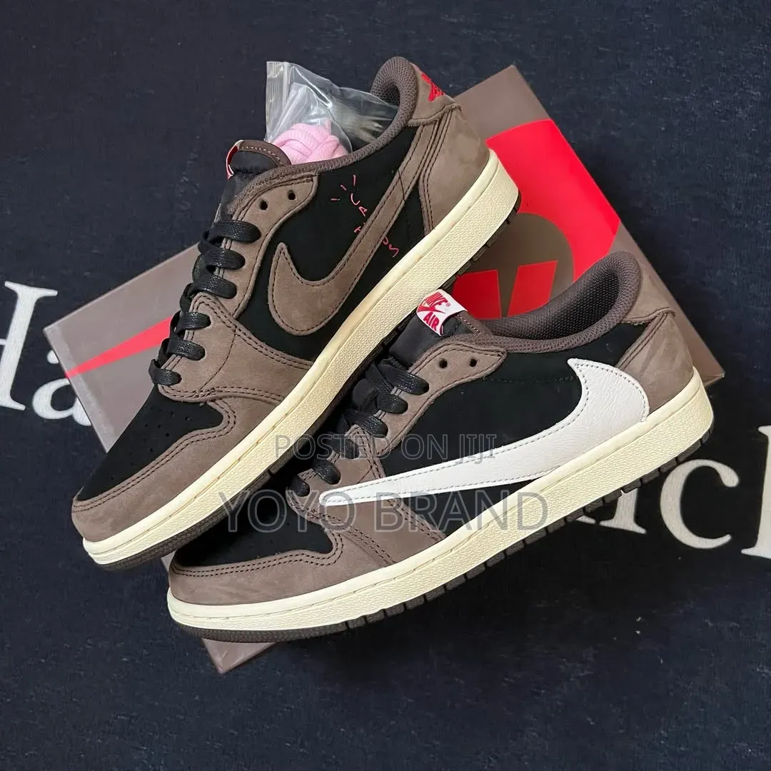 Nike Air Jordan 1 Low X Travis Scott in Mocha,