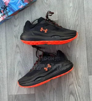 Under Armour Hovr Infinite 'Black/Orange' Men's Shoes