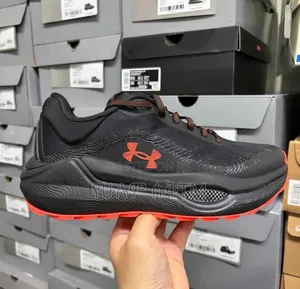 Under Armour Hovr Infinite 'Black/Orange' Men's Shoes