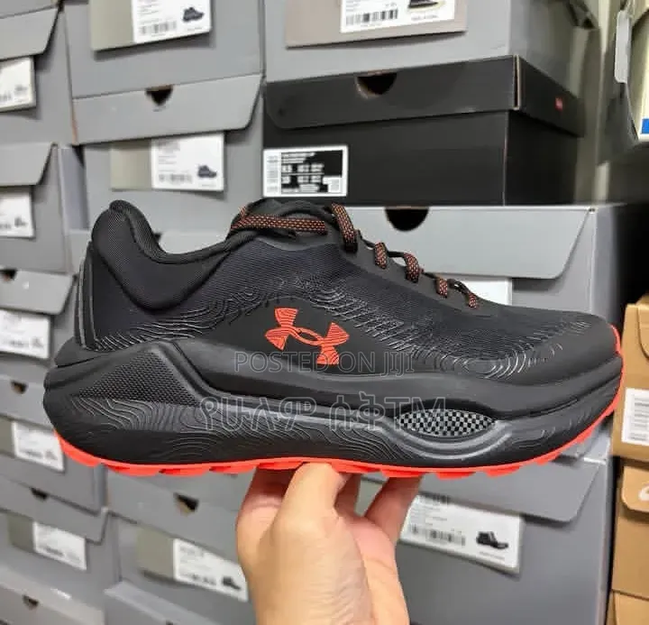 Under Armour Hovr Infinite 'Black/Orange' Men's Shoes