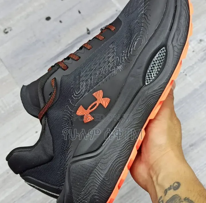 Under Armour Hovr Infinite 'Black/Orange' Men's Shoes