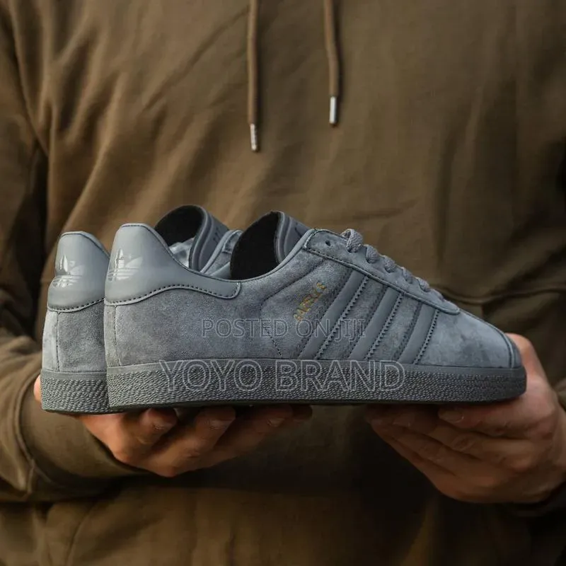 Adidas Gazelle Monochrome Grey Suede