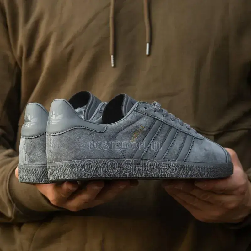 Adidas Gazelle Monochrome Grey Suede