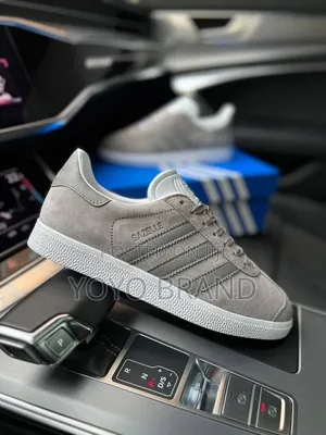 Adidas Gazelle Sneakers Grey Suede Unisex Sneakers