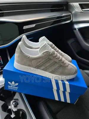 Adidas Gazelle Sneakers Grey Suede Unisex Sneakers