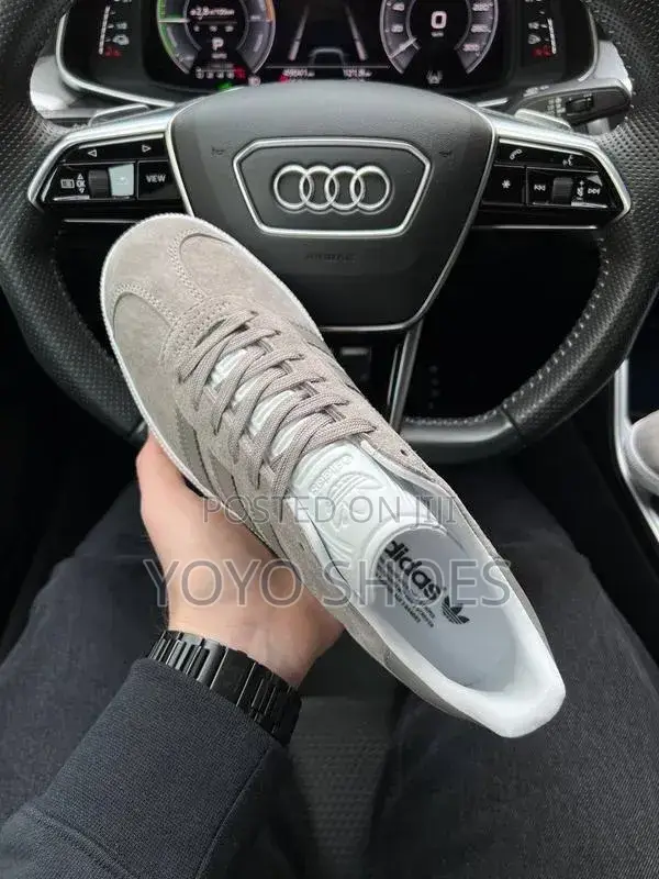 Adidas Gazelle Sneakers Grey Suede Unisex Sneakers
