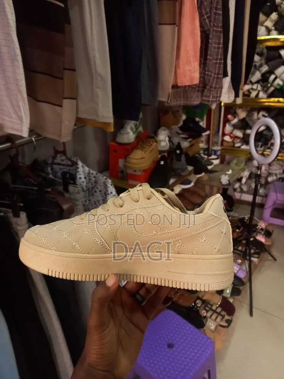 Brown Comfortable Airforce Shoes for All