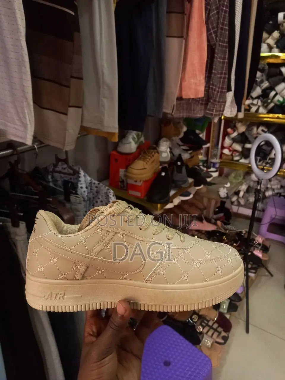 Brown Comfortable Airforce Shoes for All