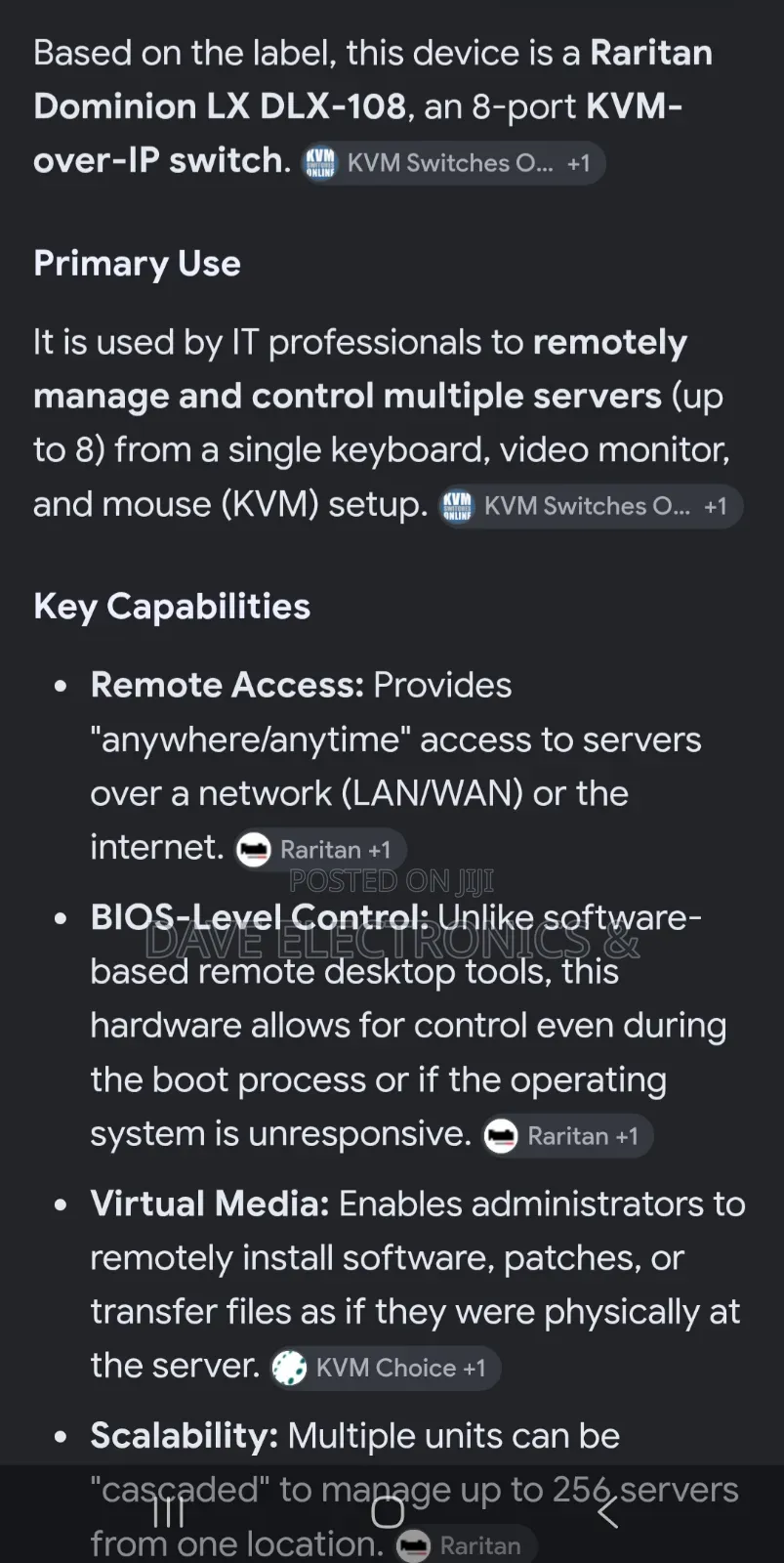 8 Port KVM Switch
