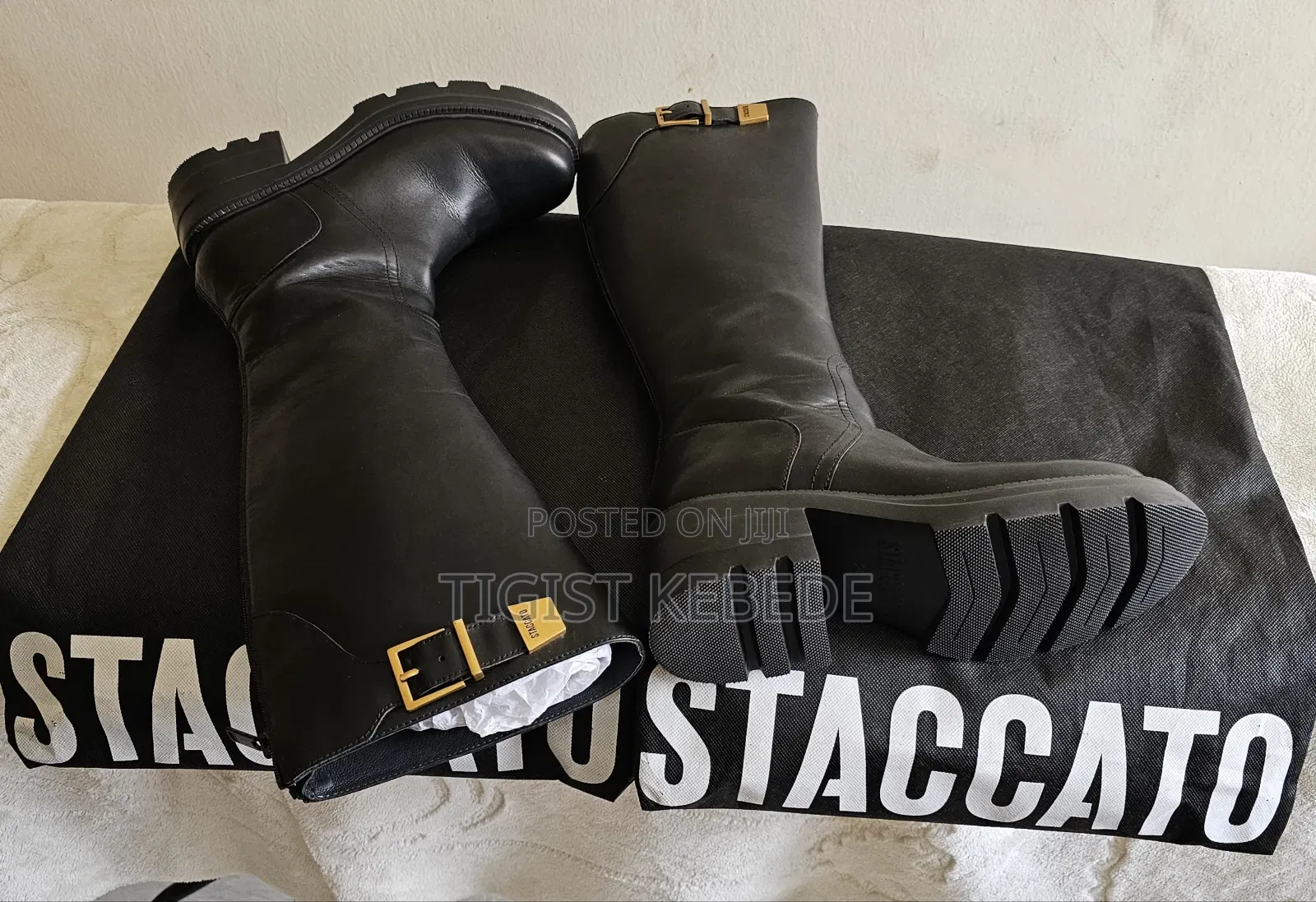 Original Staccato Knee-High Female Boots