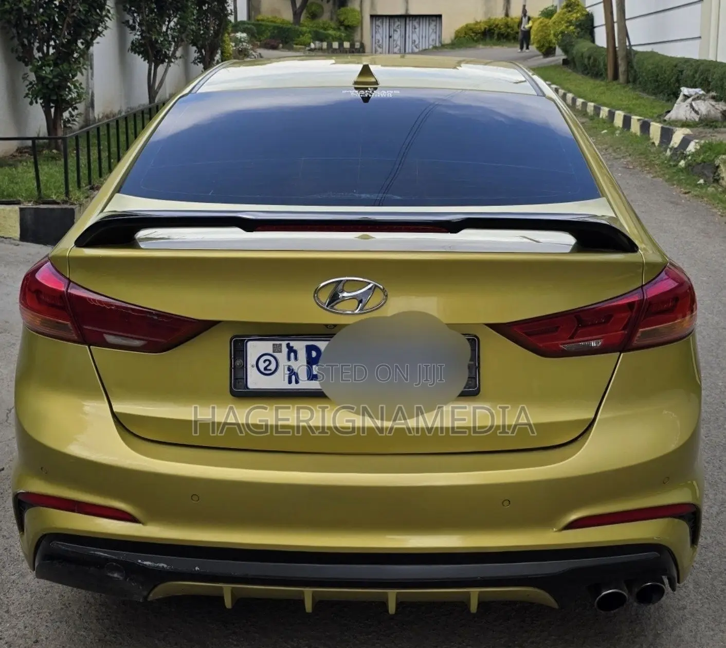 Hyundai Avante 2017 Yellow