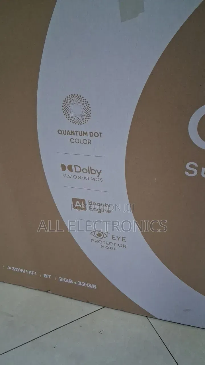 Syinix 65"Inch Qled+Google Tv