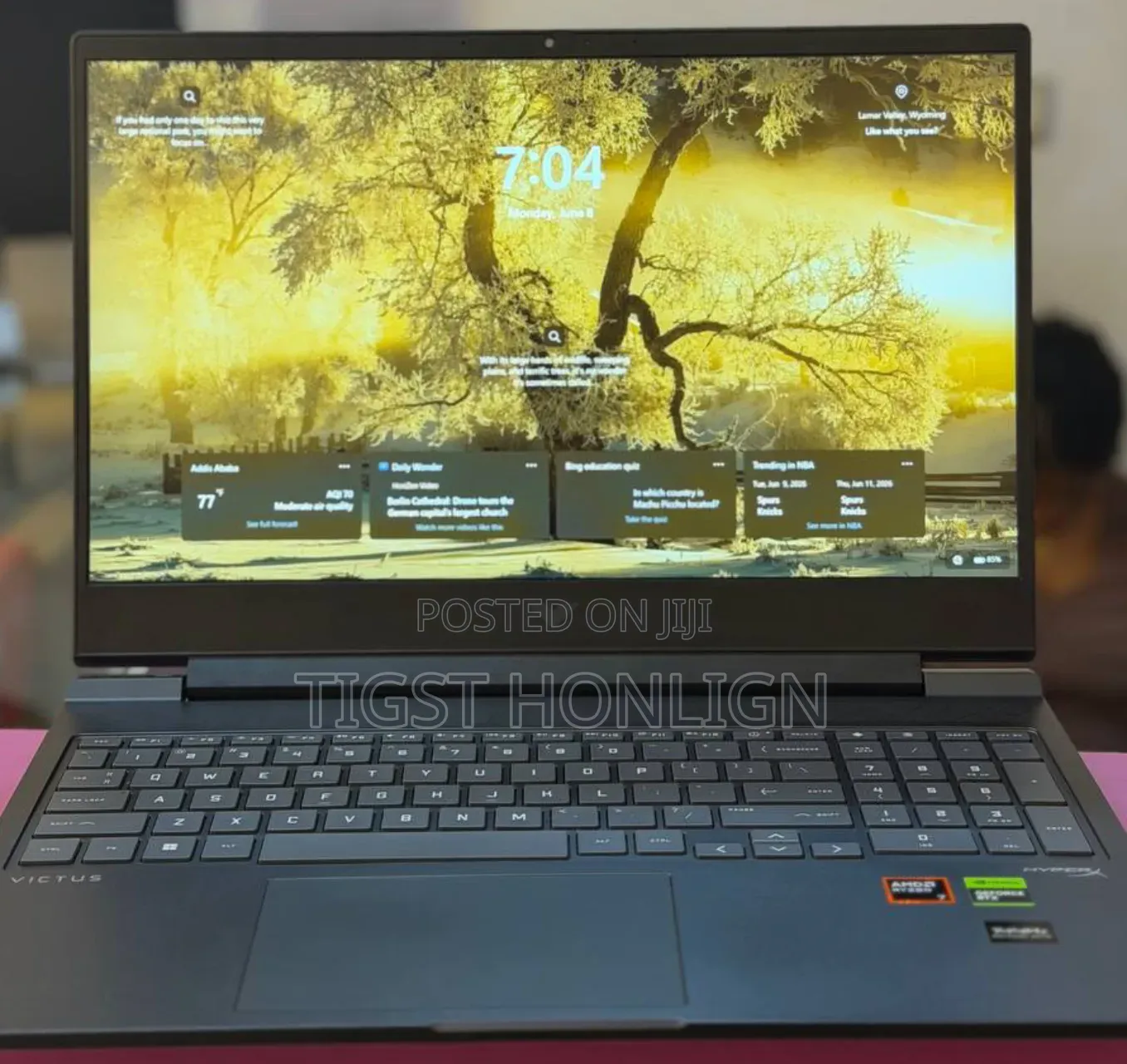 New Laptop HP Victus 16 16GB AMD Ryzen 7 SSD 1T