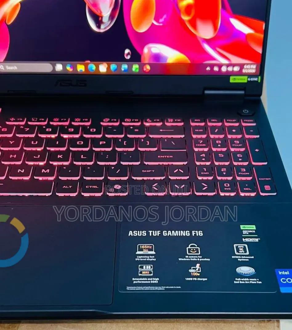 New Laptop Asus TUF Gaming A16 32GB Intel Core i7 SSD 1T