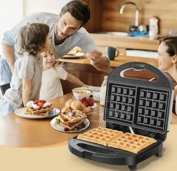 ሚክስዶር ዋፍል ማድሪያ - 2 Waffles, Non-stick, Quick Breakfast For Kids