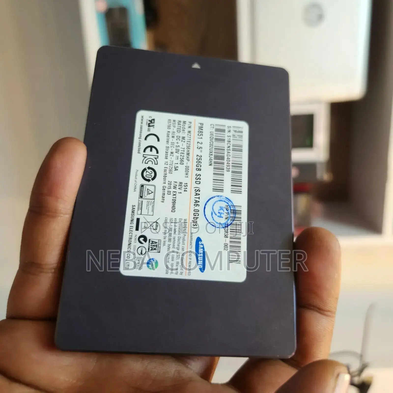 Samsung Pm851 256gb SSD – 2.5" Sata