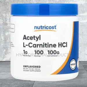 Acetyl L-carnitine Hcl, Unflavoured,(100 G)