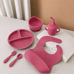 Silicon Baby Feeding Set