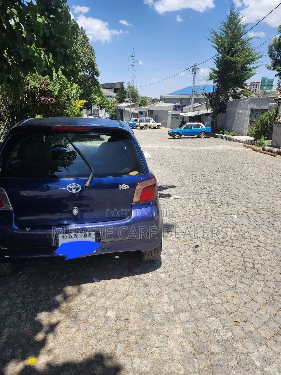 Toyota Vitz 2001 Blue