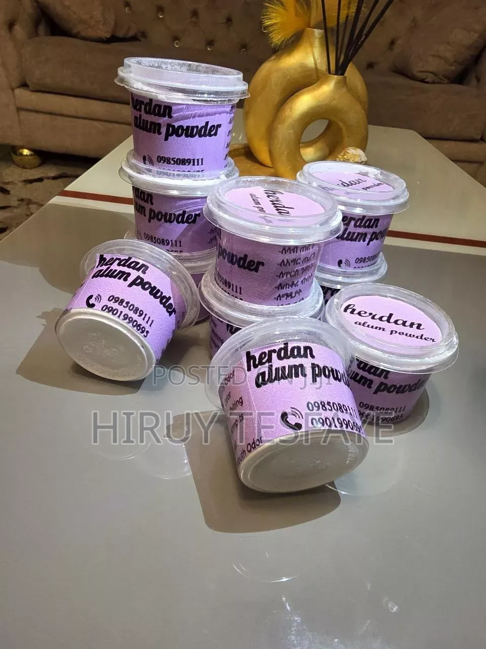 ሄርዳን የሸብ ዱቄት (Herdan Alum Powder) - ለተፈጥሯዊ ውበት እና ንጽህና