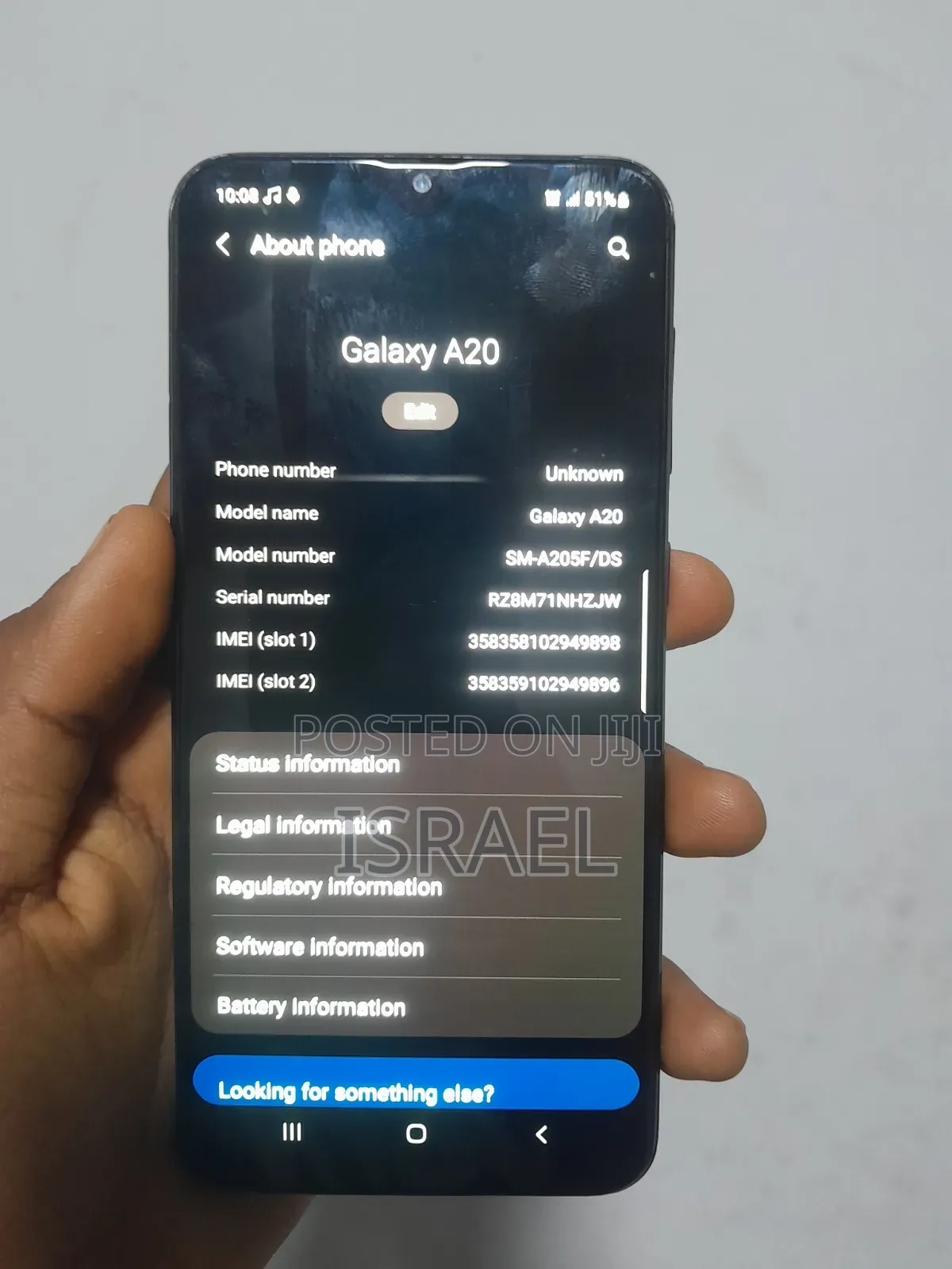 Samsung Galaxy A20 32 GB Silver