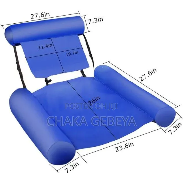 Portable Inflatable Water Chair – For Pool, Ocean, Lake River