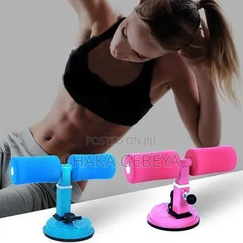 Sit-Up Push-Up Assistant Stand Bar Adjustable Height, Strong Suction