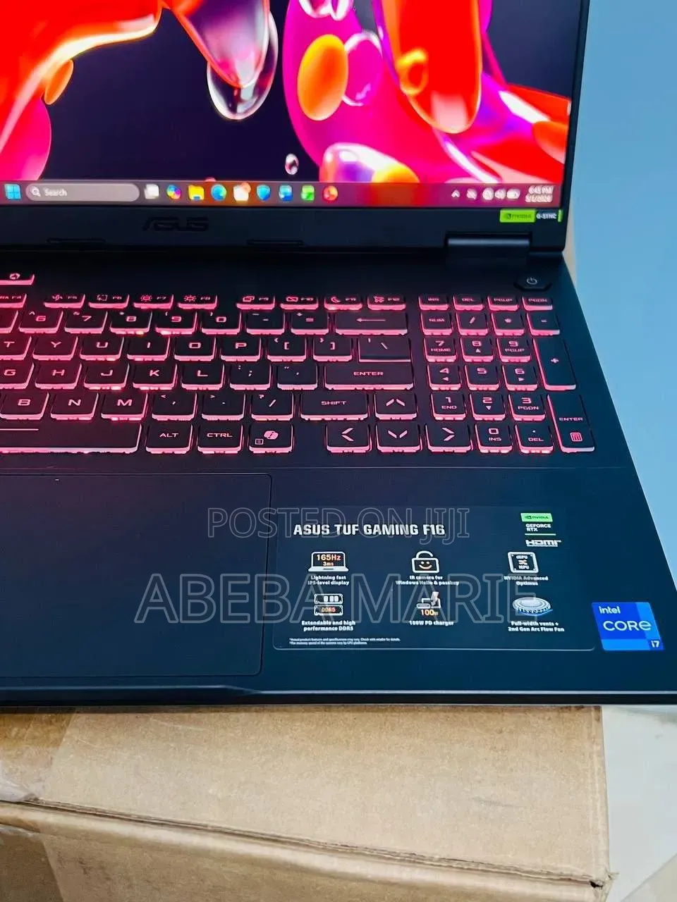 New Laptop Asus TUF Gaming A16 32GB Intel Core i7 SSD 1T