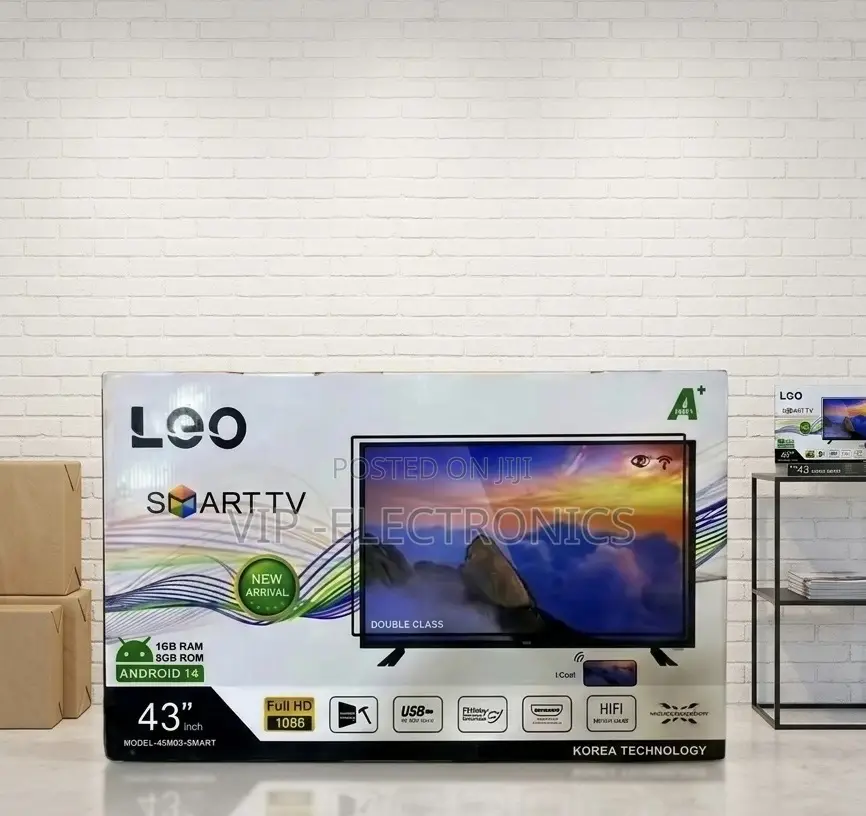 Leo 43 Inch Tv Full Hd Android 14 Smart Tv (Model: 45ikig-smart)