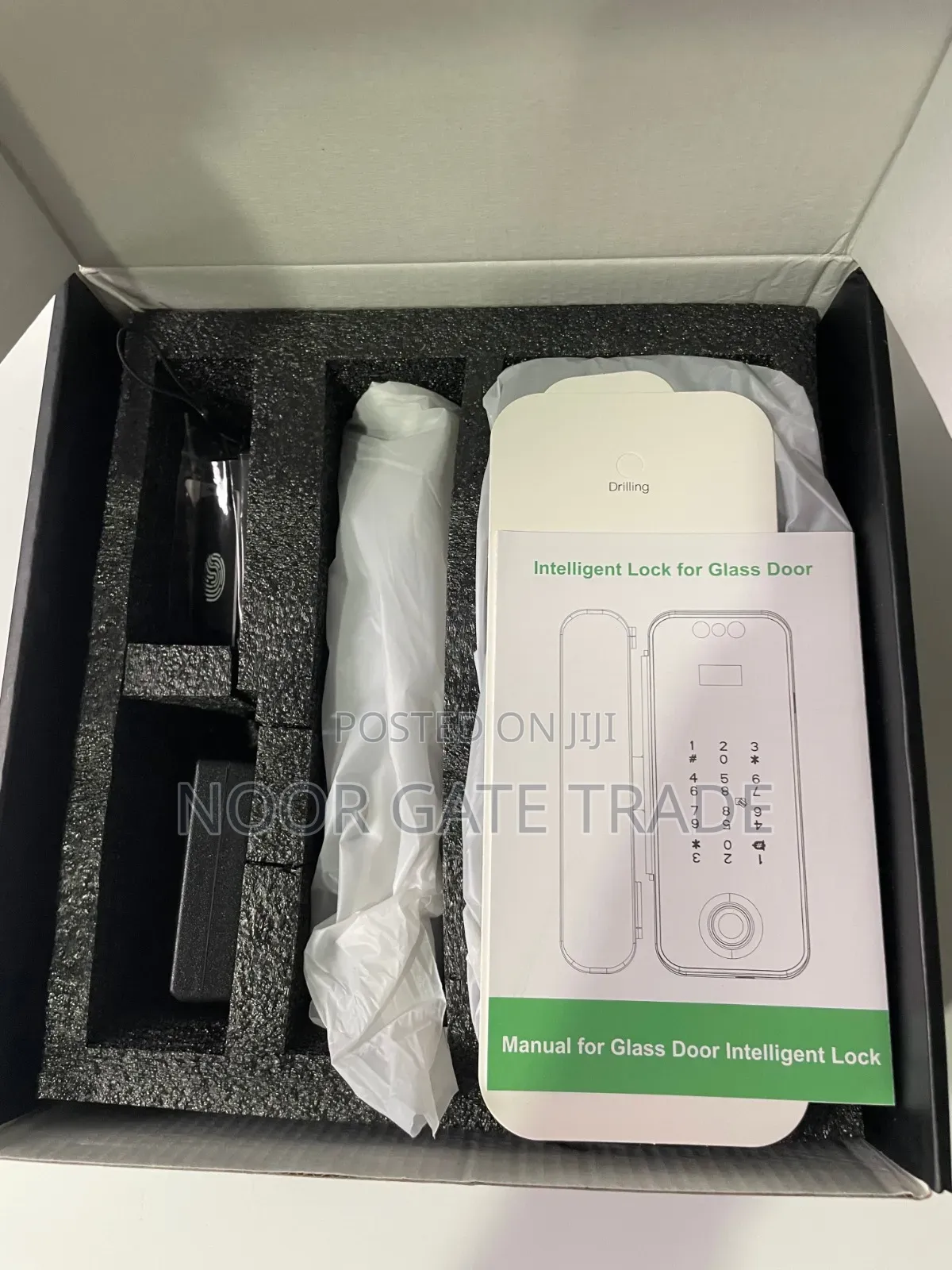 Smart Glass Door Lock – Face Recognition Fingerprint Wifi Tuya