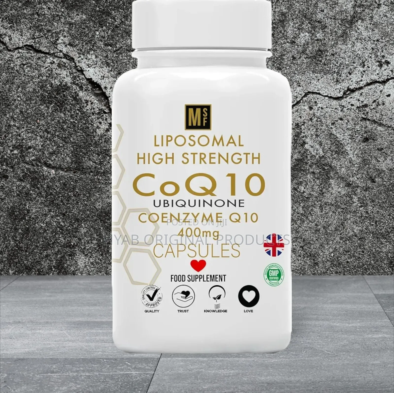 Ubiquinone Coq10 400mg | 120 High Strength Vegan Capsules