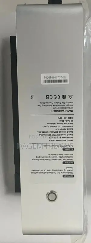 7kw Smart Ev Charger Rfid, Wi-Fi App Control, 16-32a Adjustable
