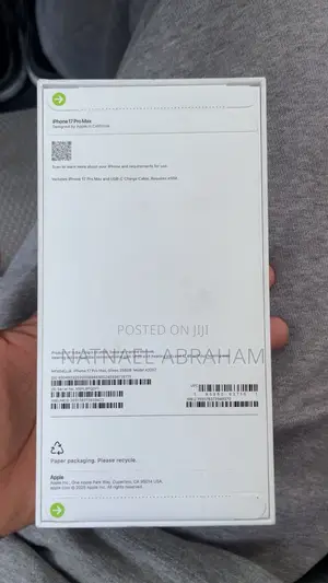 New Apple iPhone 17 Pro Max 256 GB Silver