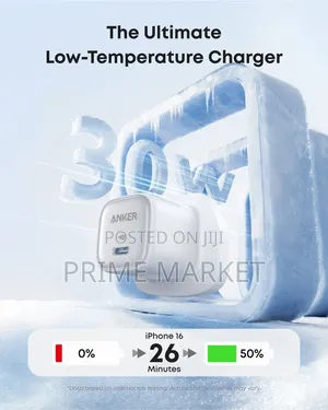 Anker Zolo 30w Pd+Iq - 3x Faster Charging for iPhone, iPad, Samsung