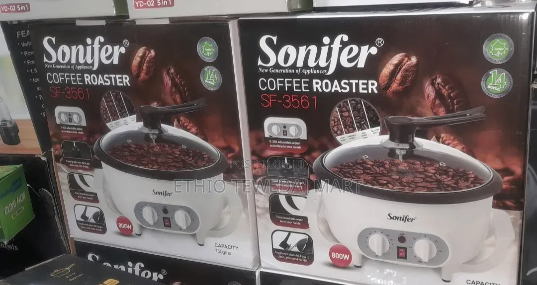 Sonifer Coffee Roaster 750g With Timer የቡና መቁሊያ ማሽን