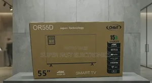 Orbit 55 Inch Tv Ultra Hd Smart Tv. Featuring Android 15.0 Tv