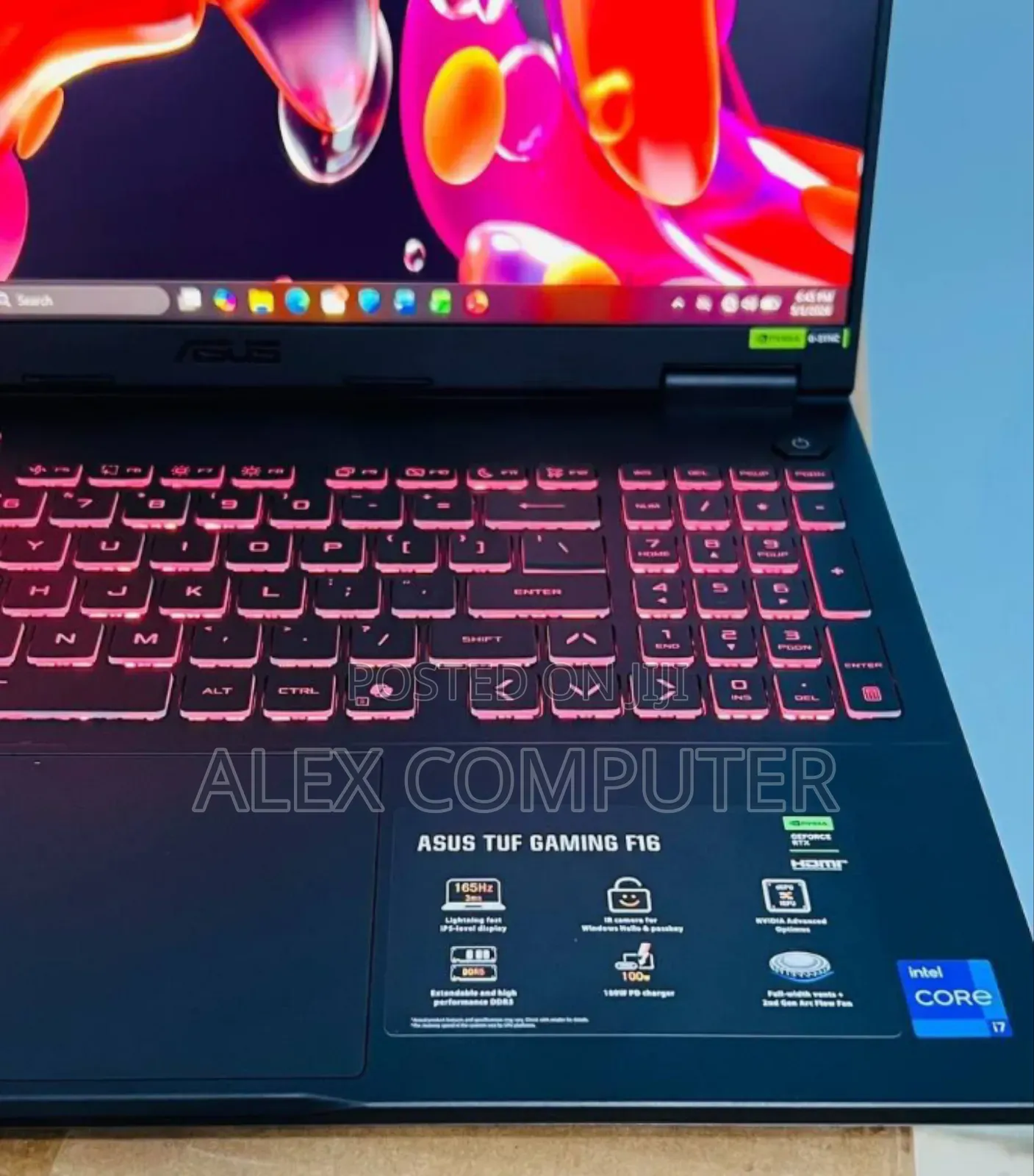 New Laptop Asus TUF Gaming F16 32GB Intel Core i7 SSD 1T