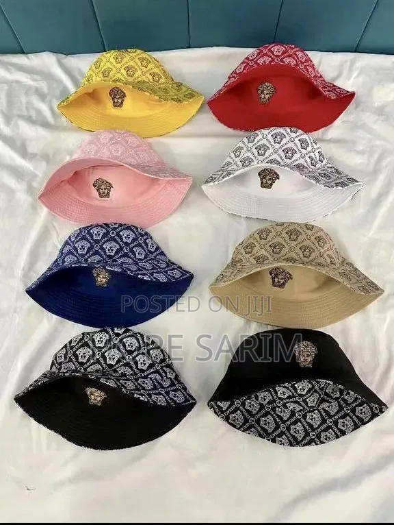 Trendy "La" Embroidered Bucket Hats
