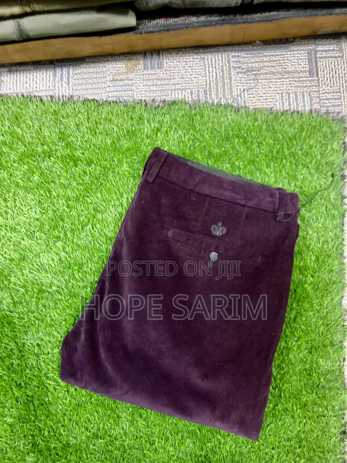 Men's Premium Plum Purple Corduroy Pants