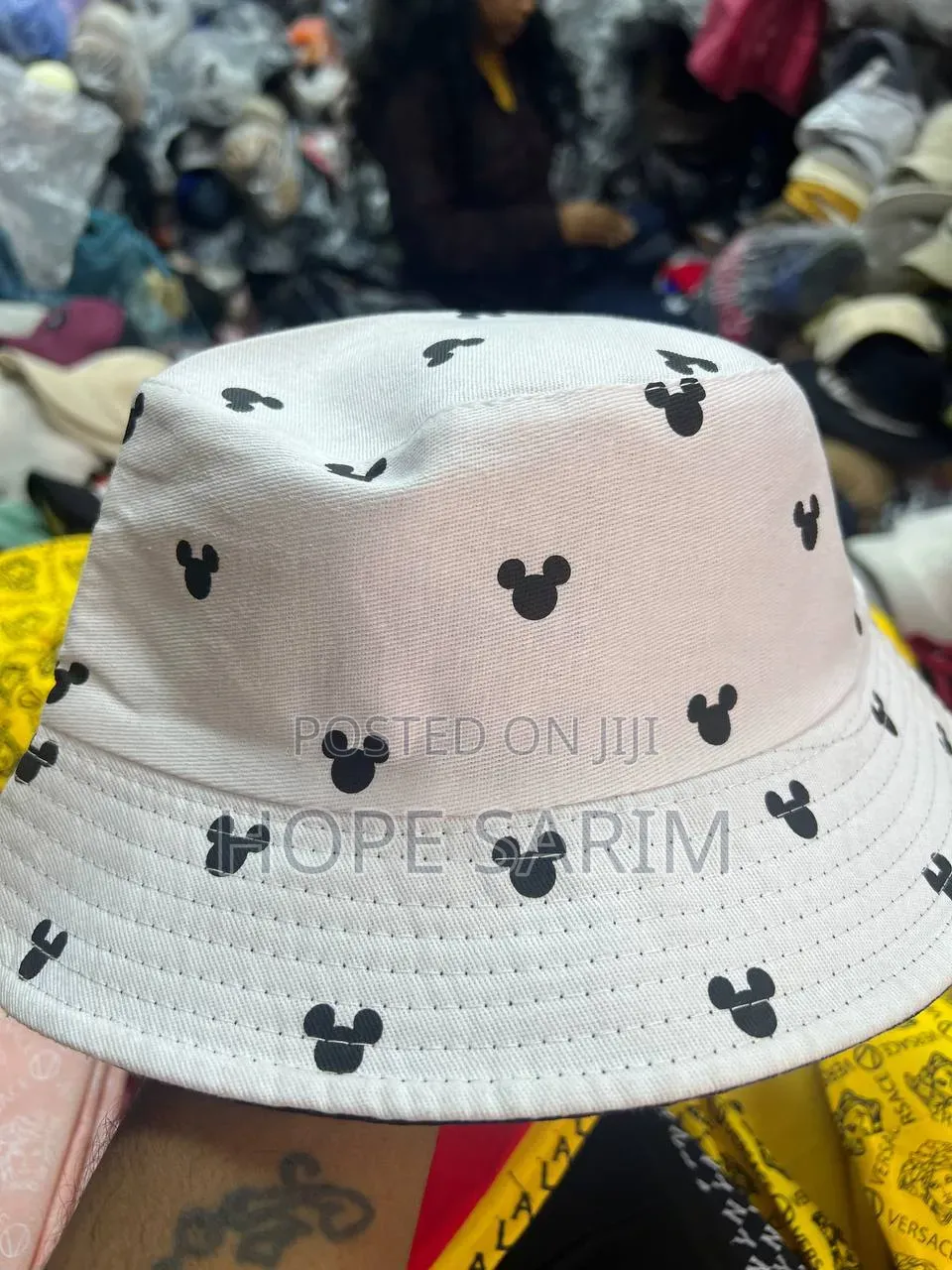 Fun Mickey Mouse Print Bucket Hats - 4 Colors