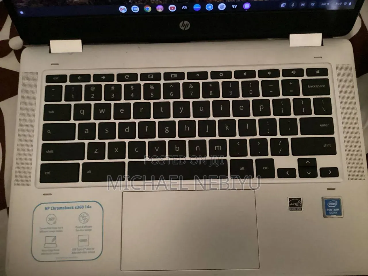 Laptop HP Chromebook X360 4GB Intel Pentium HDD 128GB