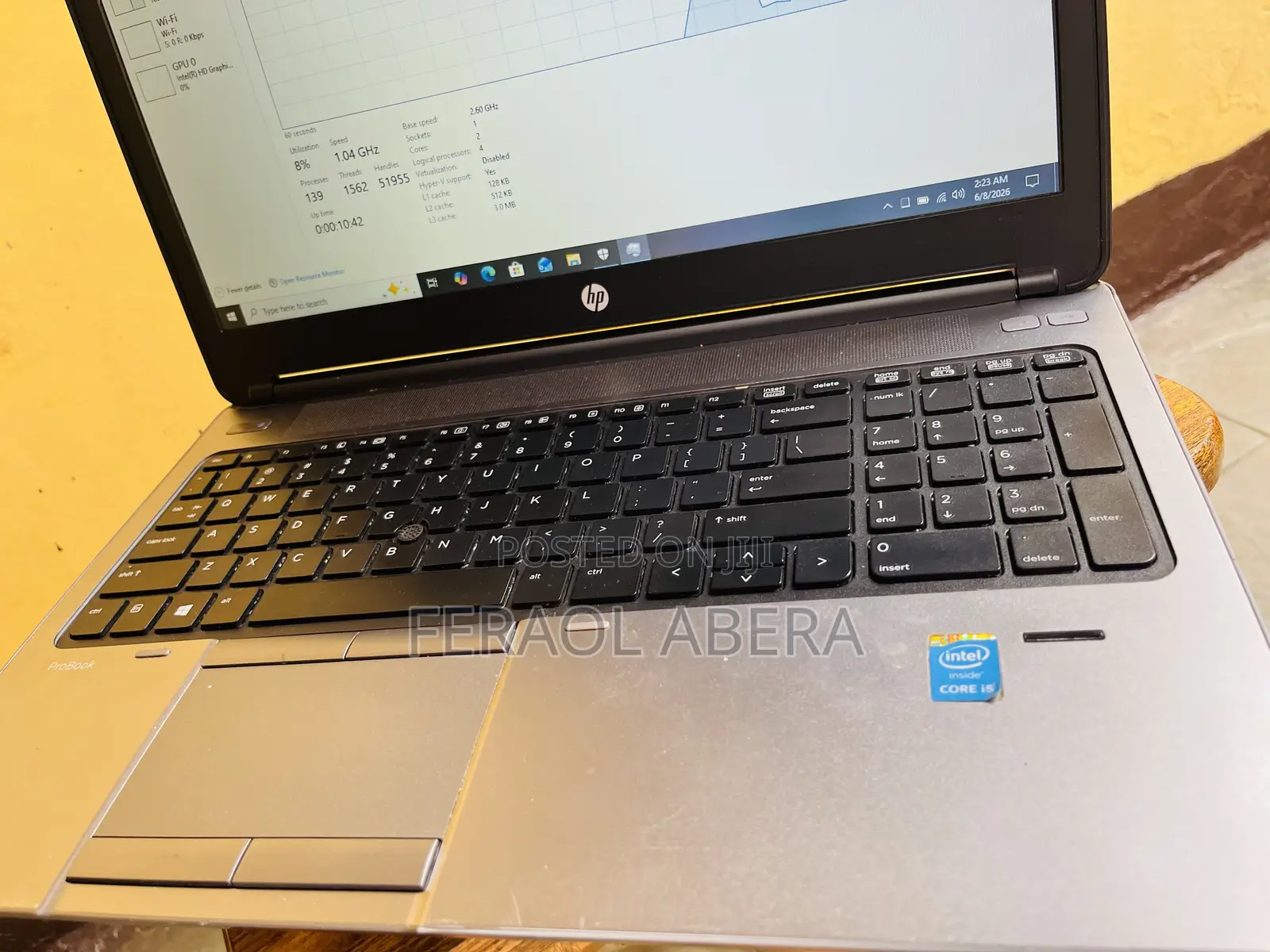 Laptop HP ProBook 650 8GB Intel Core i5 HDD 1T